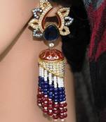 Designer Tassel Jhumka Earrings