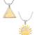Dual Tone Sai Baba Pendant With Chain Combo