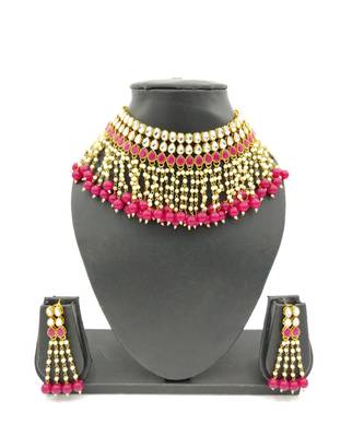 red kundan necklace sets 1