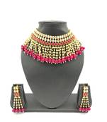 red kundan necklace sets
