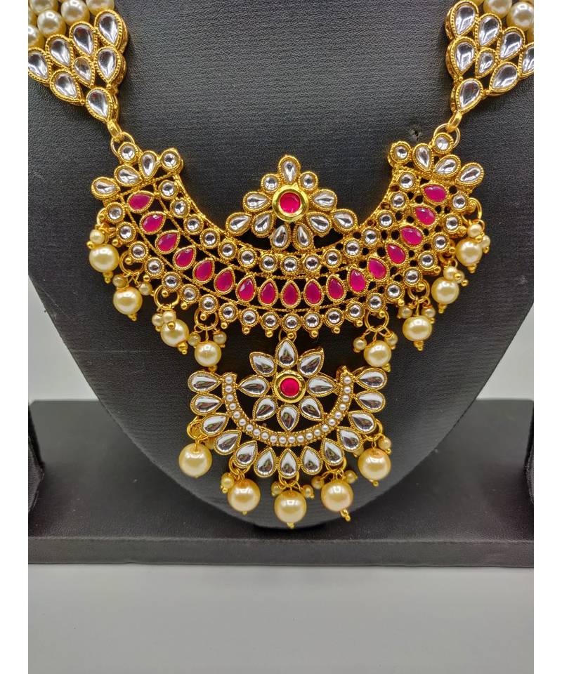 White Beaded Jewellery Necklace Sets