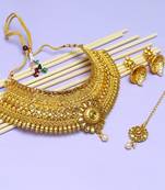 Gold diamond chokers