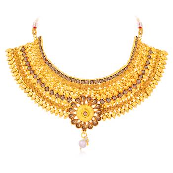 Gold diamond chokers 5