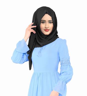Justkartit Daily Wear Premium Georgette Scarf Hijab Dupatta For Women 2