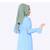 Justkartit Pista Color Pearl Work Georgette Hijab Scarf Dupatta For Women