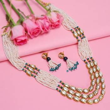 Green pearl necklace-sets 1