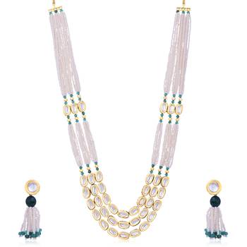 Green pearl necklace-sets 2