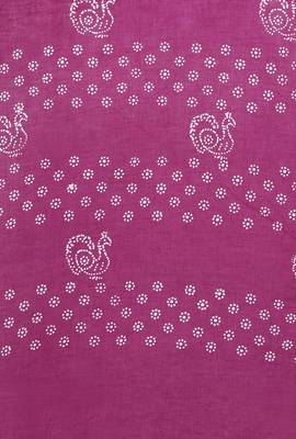CLASSICATE from the house of The Chennai Silks Women's  multicolor Batik Printed Sungudi Cotton Saree 4