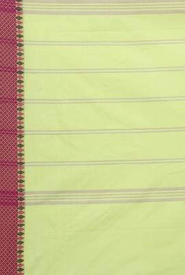 CLASSICATE from the house of The Chennai Silks Women's  green Chettinad Cotton Saree 4
