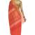CLASSICATE from the house of The Chennai Silks Women's  orange Coimbatore Cotton Saree