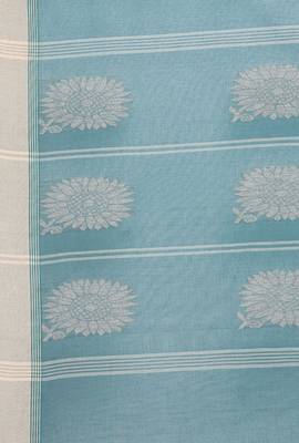CLASSICATE from the house of The Chennai Silks Women's  blue Madurai Cotton Saree 4