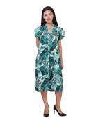 Women Viscose Printed A Line Dress