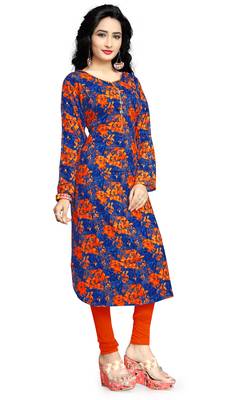 Justkartit Rayon Soft Cotton Party Wear Kurti Top For Women 1