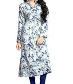 Justkartit Rayon Soft Cotton Casual Wear Printed Kurti For Women