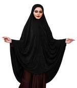 Justkartit Stitched Ready To Wear Long Plain Chaderi Hijab For Women