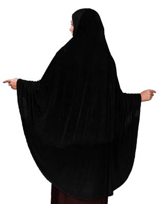 Justkartit Stitched Ready To Wear Long Plain Chaderi Hijab For Women 3