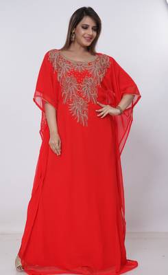 Dubai Kaftan Women Dress Long Gown Farasha Morocco Wear 1