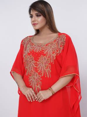 Dubai Kaftan Women Dress Long Gown Farasha Morocco Wear 2