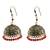 Multicolor Crystal Jhumkas