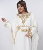 Dubai Kaftan Women Dress Long Gown Farasha Morocco Wear