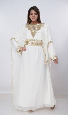 Dubai Kaftan Women Dress Long Gown Farasha Morocco Wear 3