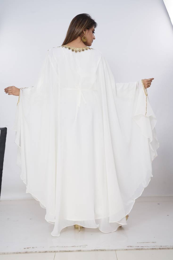 Dubai Kaftan Women Dress Long Gown Farasha Morocco Wear