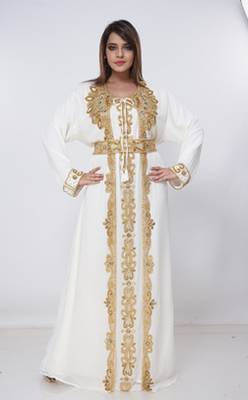 Dubai Kaftan Women Dress Long Gown Farasha Morocco Wear 1