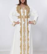 Dubai Kaftan Women Dress Long Gown Farasha Morocco Wear