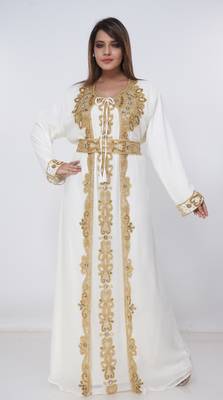 Dubai Kaftan Women Dress Long Gown Farasha Morocco Wear 3