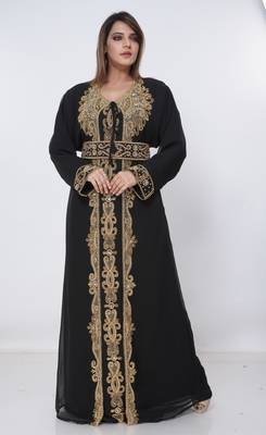 Dubai Kaftan Women Dress Long Gown Farasha Morocco Wear 3
