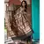 Black Stunning baluchari saree in black with golden zari and meenakari work