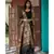 Black Stunning baluchari saree in black with golden zari and meenakari work