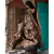 Black Stunning baluchari saree in black with golden zari and meenakari work