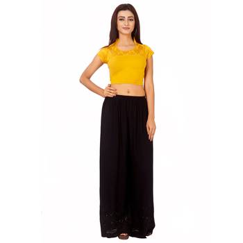 Yellow Colour Cotton Spandex Free Size Blouse for Women. 4