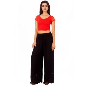 Red Colour Cotton Spandex Free Size Blouse for Women. 4