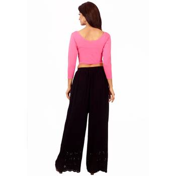Pink Colour Cotton Spandex Free Size Blouse for Women. 5