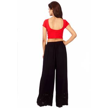 Red Colour Cotton Spandex Free Size Blouse for Women. 5