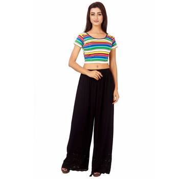 multicolor Colour Cotton Spandex Free Size Blouse for Women. 4
