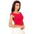 Red Colour Cotton Spandex Free Size Blouse for Women.