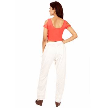 Peach Colour Cotton Spandex Free Size Blouse for Women. 5