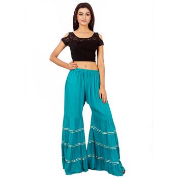Black Colour Cotton Spandex Free Size Blouse for Women. 4