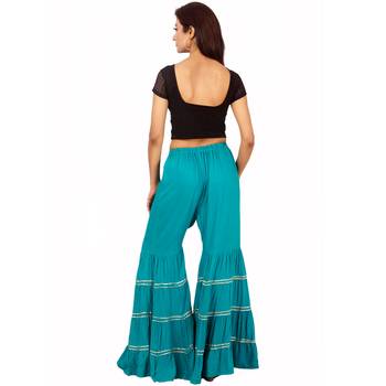 Black Colour Cotton Spandex Free Size Blouse for Women. 5