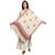 Red & Multicolour Viscose Rayon Woven Design Geometric Shawl