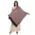 Black & Multicolour Viscose Rayon Woven Design Floral Shawl