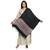 Black & Multicolour Viscose Rayon Woven Design Paisley Geometric Shawl