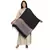 Black & Multicolour Viscose Rayon Woven Design Paisley Geometric Shawl
