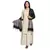 Black & Multicolour Viscose Rayon Woven Design Paisley Geometric Shawl