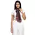Wine & Multicolour Viscose Rayon Woven Design Striped Stole