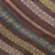 Brown & Multicolour Viscose Rayon Woven Design Striped Stole