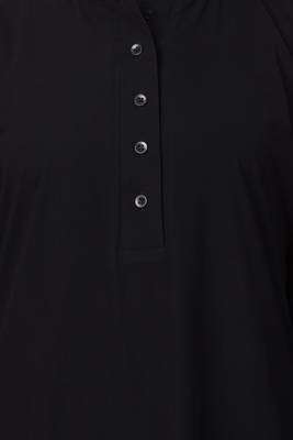 MRC Mrc-9050 A-Line Abaya With Collar Black 5